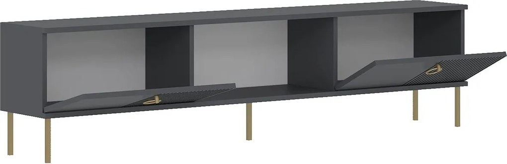 Comoda TV, Hanah Home, Paye, 180x45x30 cm, Antracit