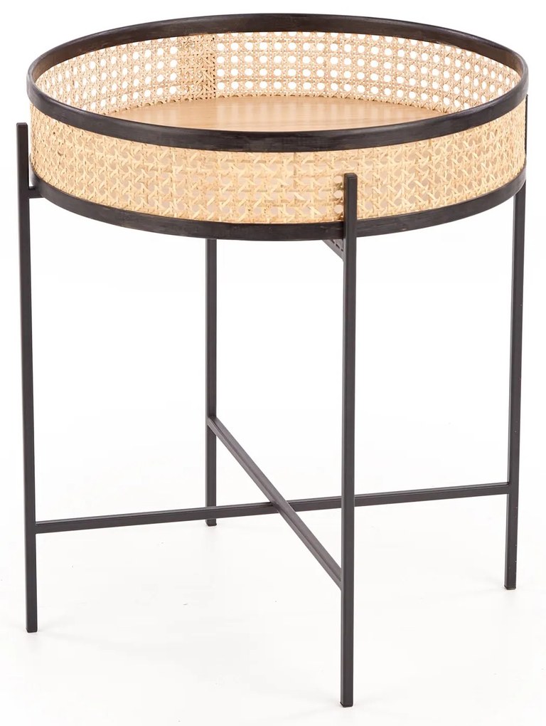 Masuta de cafea Rattan Natural, LANIPA 50x55 cm