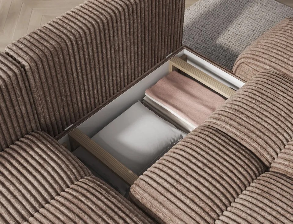 Colțar Vittario extensibil, 227x170x95 cm, orientare stânga – Modullo 20