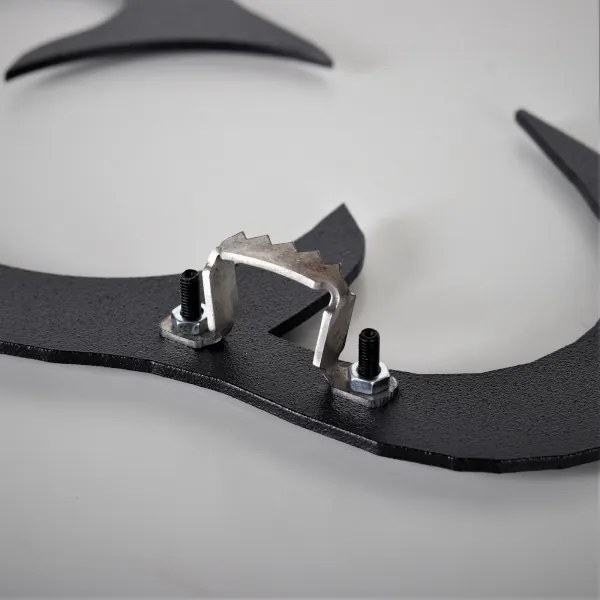 Ceas de perete 70 cm 1xAA negru/auriu