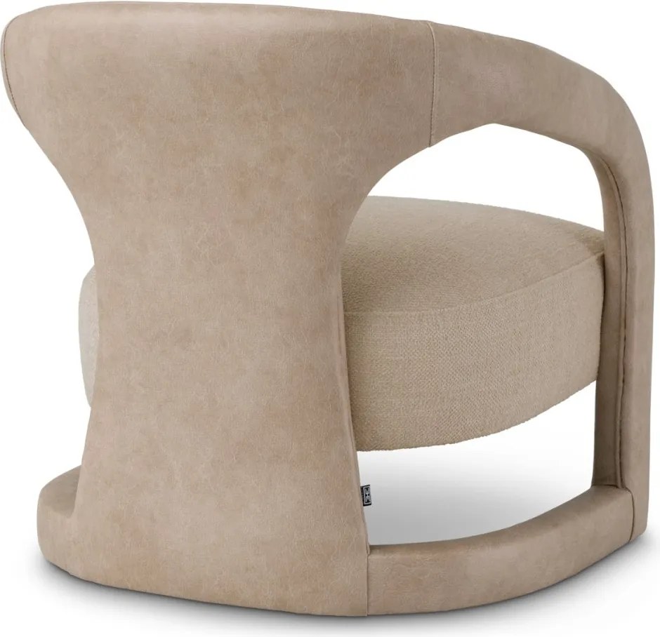 Fotoliu design LUX tapitat Voletta