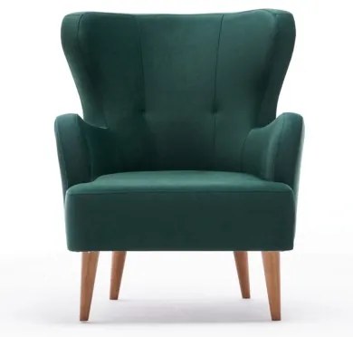 Fotoliu cu aripi NEKO, verde