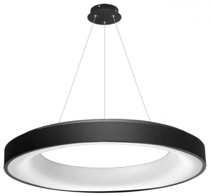 Lustra LED dimabila cu telecomanda SOVANA 80 neagra ZZ AZ3449