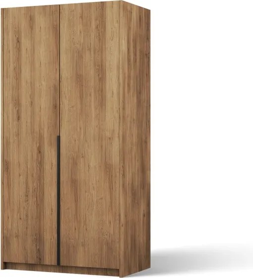 Dulap Bregma II Hinged – 100x58x204 cm – Stejar Artisan – Bregma II Hinged Dulap – Varianta 1