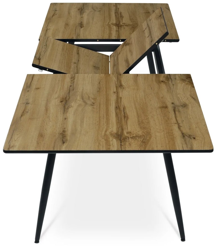 Masă de sufragerie extensibilă 140-180 x 80 cm, stejar
