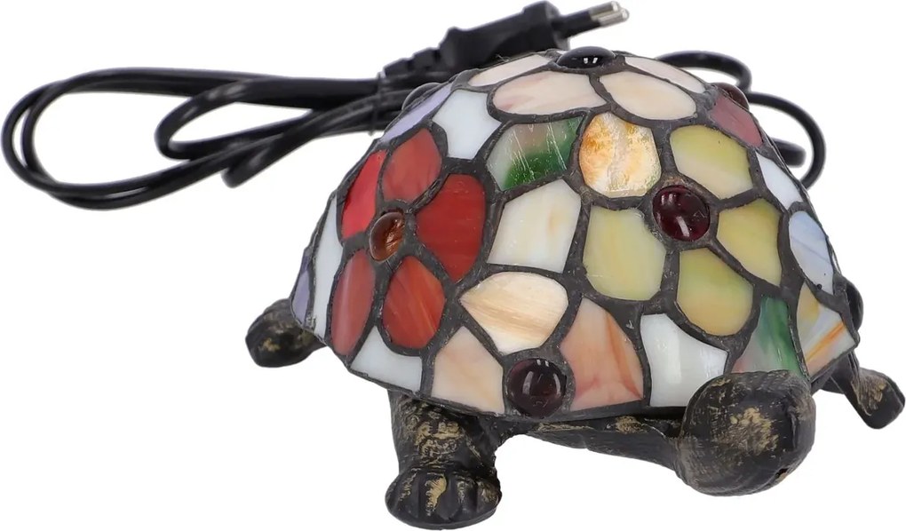 Lampa de masa Tiffany Turtle 20 cm