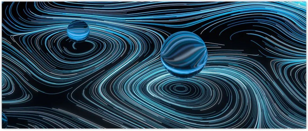 Tablou abstract (120x50 cm)