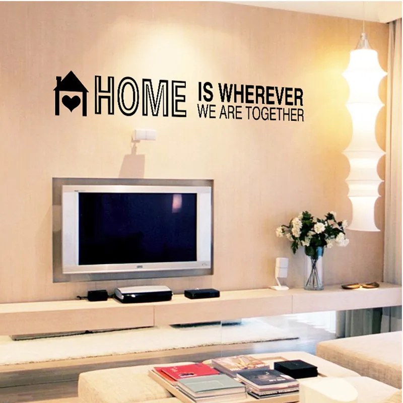 Sticker perete Home is where we are together