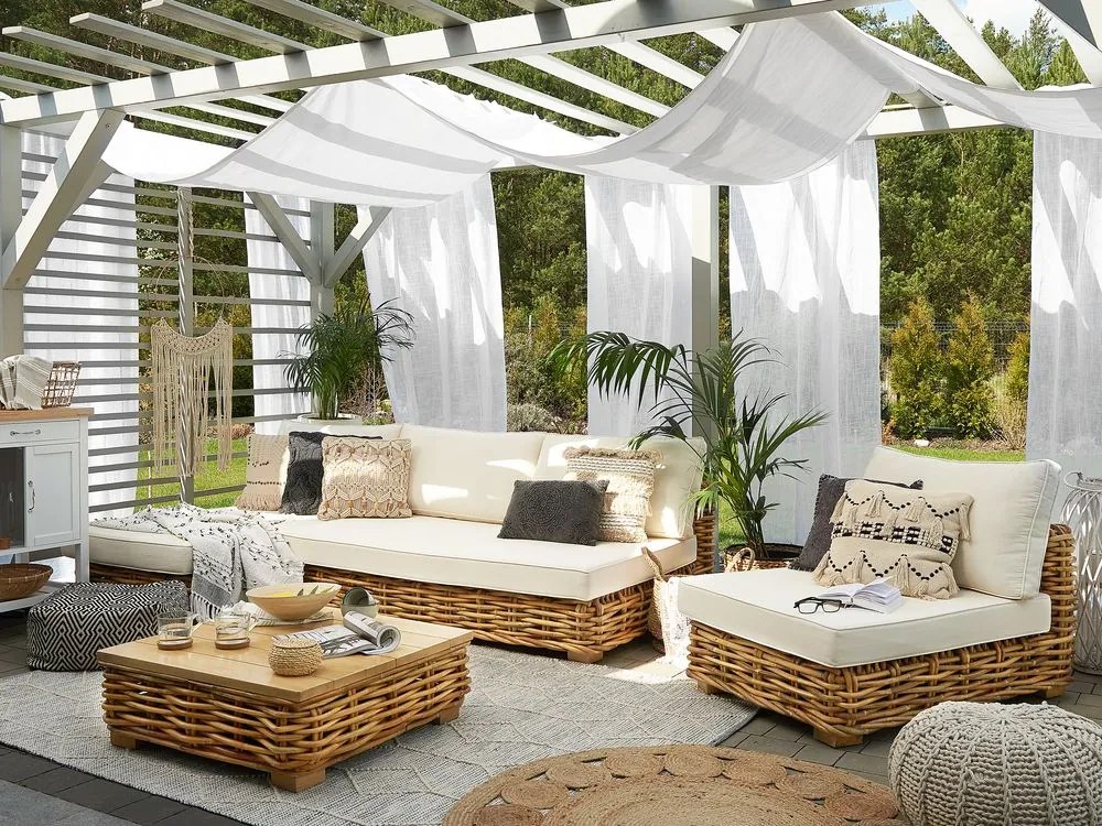 Set mobilier de grădină Vega (bej) . 1076322