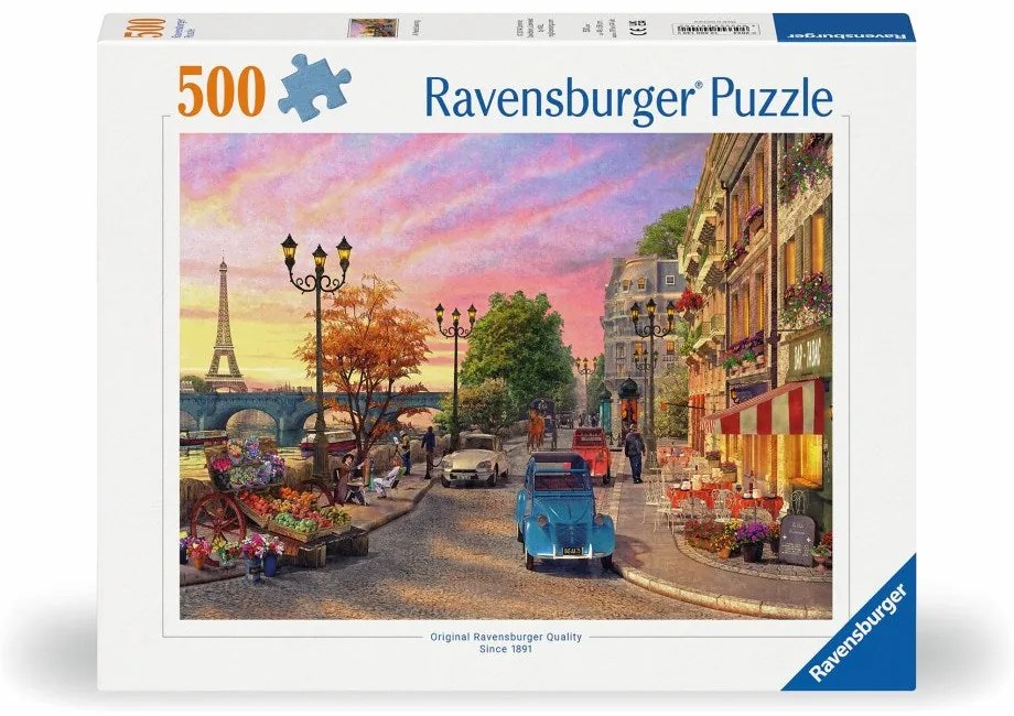RAVENSBURGER - PUZZLE O SEARA IN PARIS 500 PIESE DESIGN NOU - RAVENSBURGER (RVSPA00149)