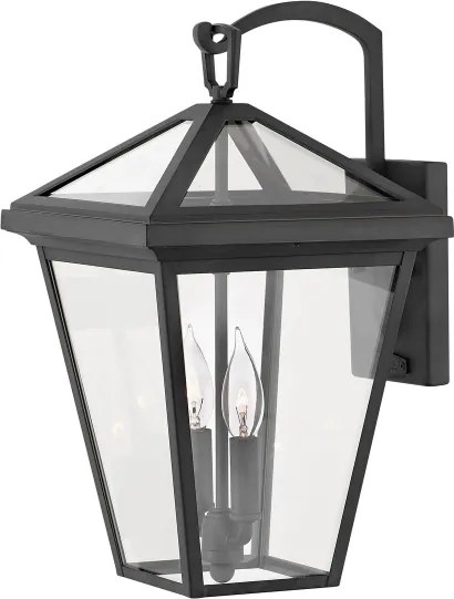 Quintiesse QN-ALFORD-PLACE2-M-MB - Aplică de exterior ALFORD M 2xE14/40W/230V IP44