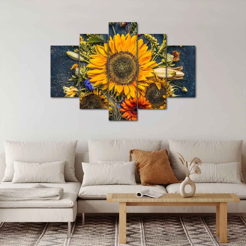 Tablou - Flori de toamnă (150x105 cm)
