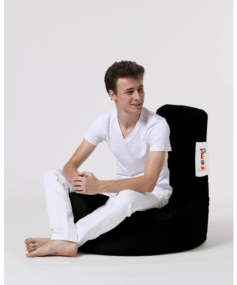 Fotoliu puf Lerna (Negru). Promo -6%. 1101680