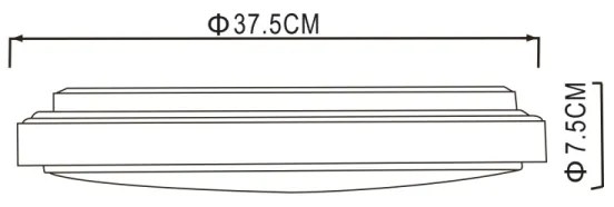 Globo 48408-24 - LED Plafonieră dimmabilă KALLE 1xLED/24W/230V