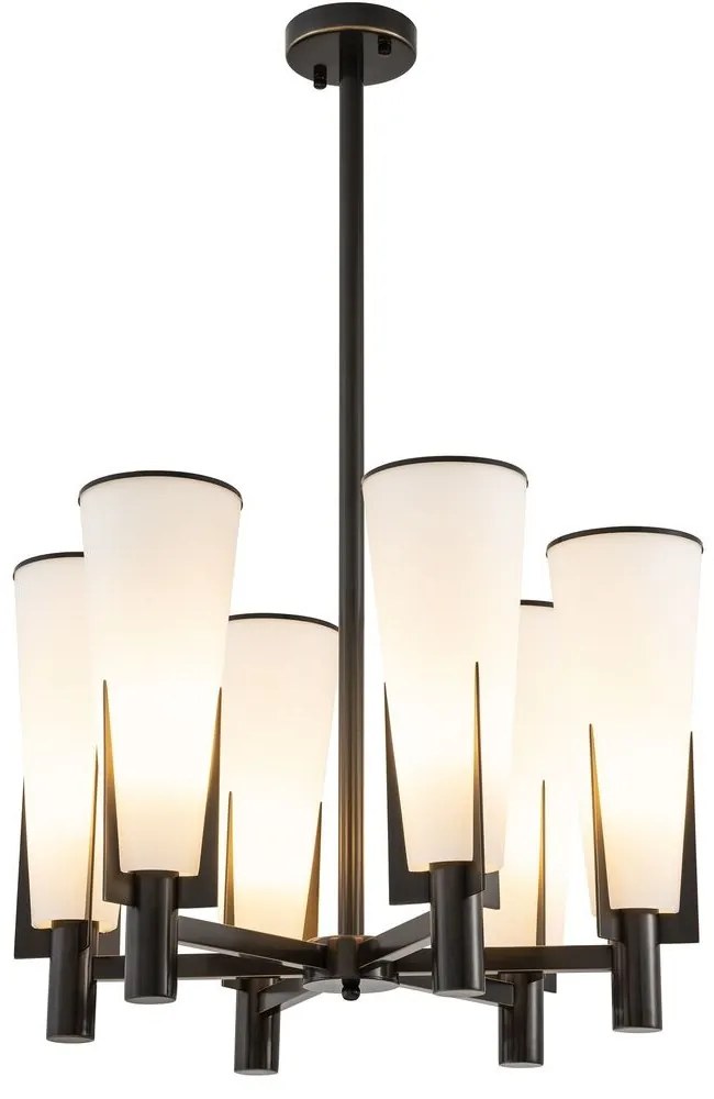Lustra dimabila suspendata design elegant LUX Dino, bronz 115764 HZ