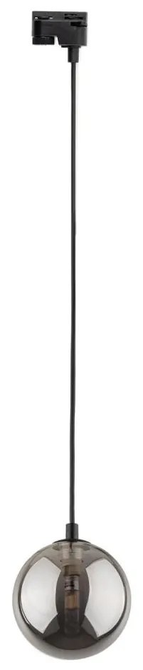 Lustră pe cablu pentru sistem de șină TRACER 1xG9/8W/230V negru/negru fumuriu