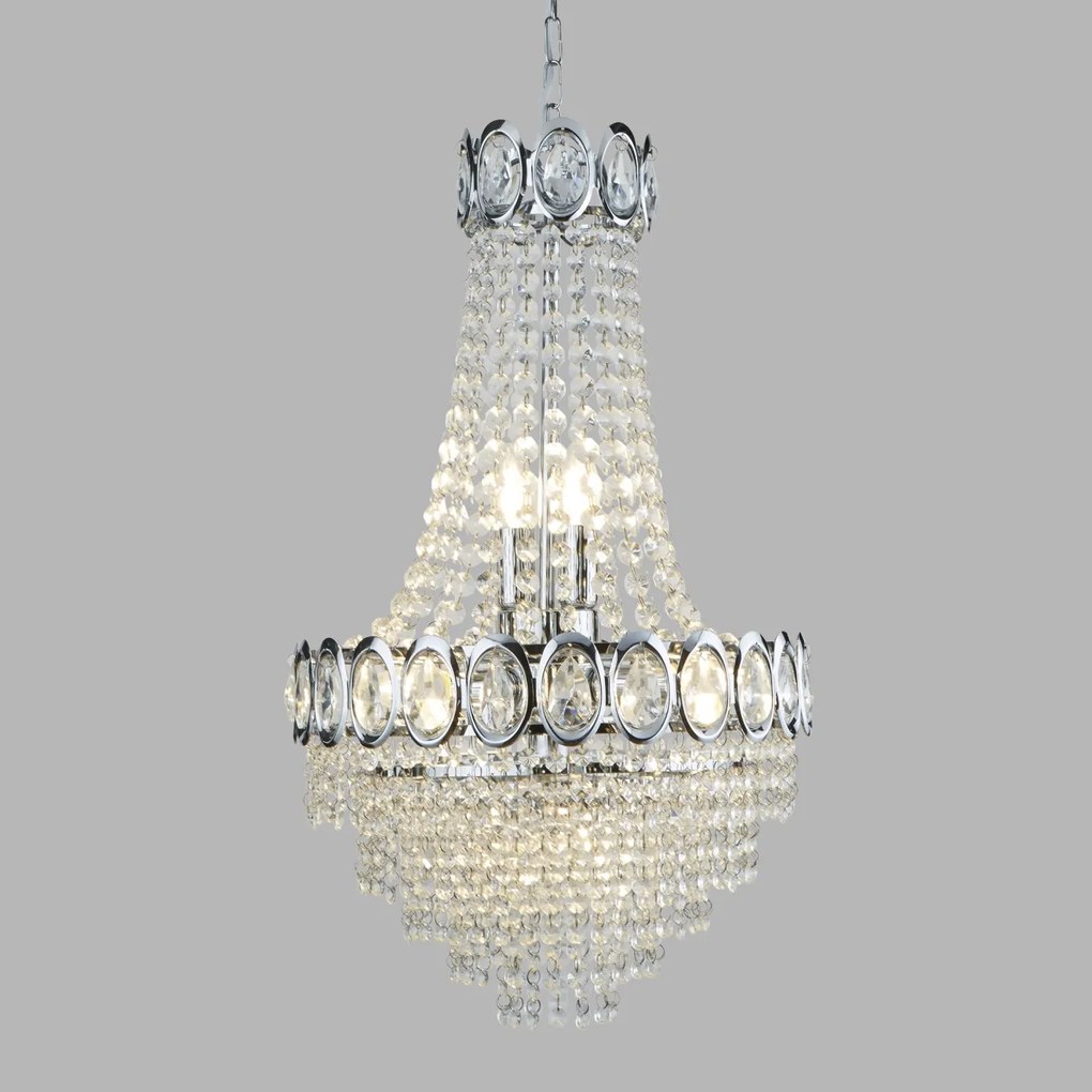 Lustra cristal design LUX Louis Philippe 6L 1611-6CC SRT