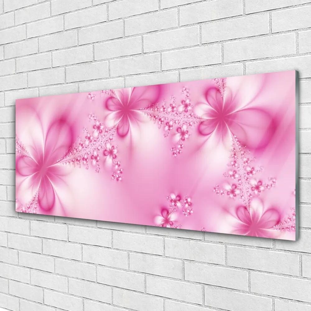 Tablouri acrilice Abstract Art roz
