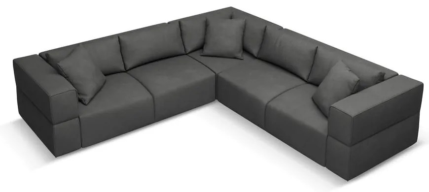 Colțar gri închis (cu colț variabil) Esther – Milo Casa