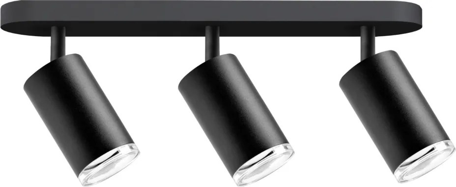 Spot LED RGBW reglabil pentru baie TURYN 3xGU10/4,8W/230V IP44 negru