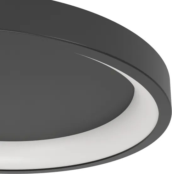 Eglo 901909 - LORETELLO‑Z Plafonieră LED RGBW dimabilă, 19,6 W, 230 V, Ø 35 cm, negru