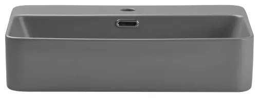 COMAD TRUST 2 MATT LIGHT GREY (E-6282) - Lavoar pe blat TRUST 55x38 cm gri