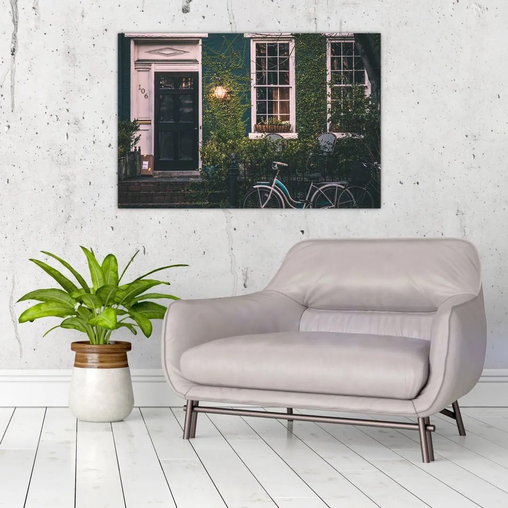 Tablou - Acasă de la plimbare (90x60 cm)