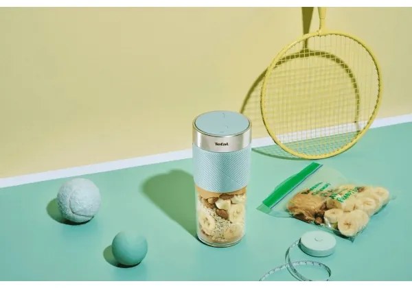 Blender portabil Tefal BLENDFORCE 50W/5V verde-mentă