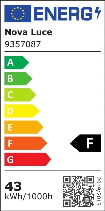 Lustra LED aplicata design modern FUNGO alba NVL-9357087
