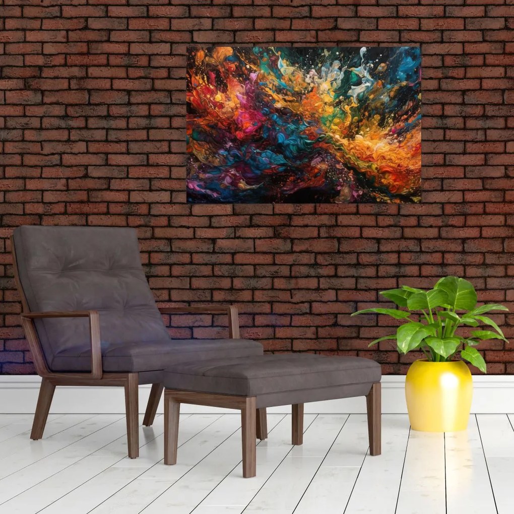 Tablou - Abstracția culorilor II. (90x60 cm)