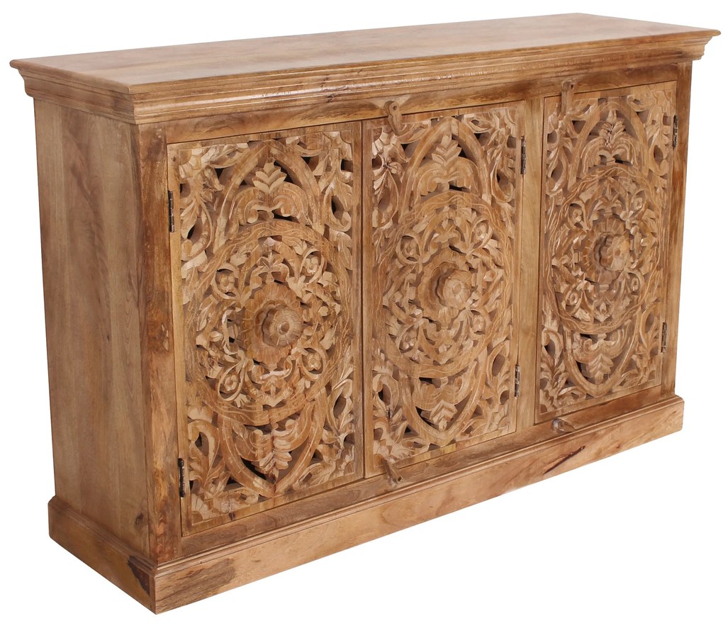 Comoda din lemn de mango Lakadee 90 cm