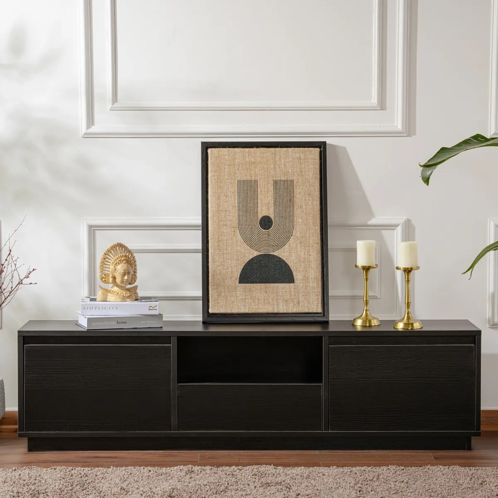 Masă TV Vanguard Wood Negru