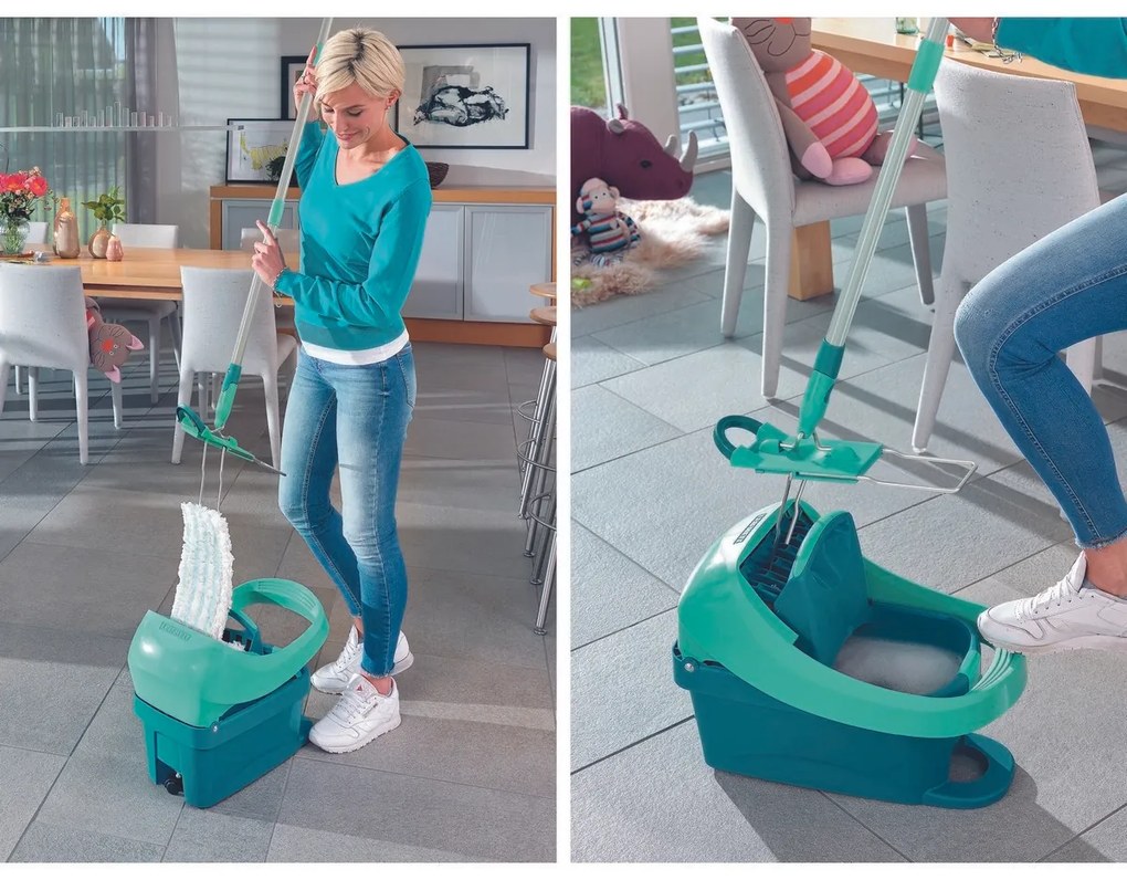 Mop Leifheit Set profi XL + rezervă Static PlusGratis 55167