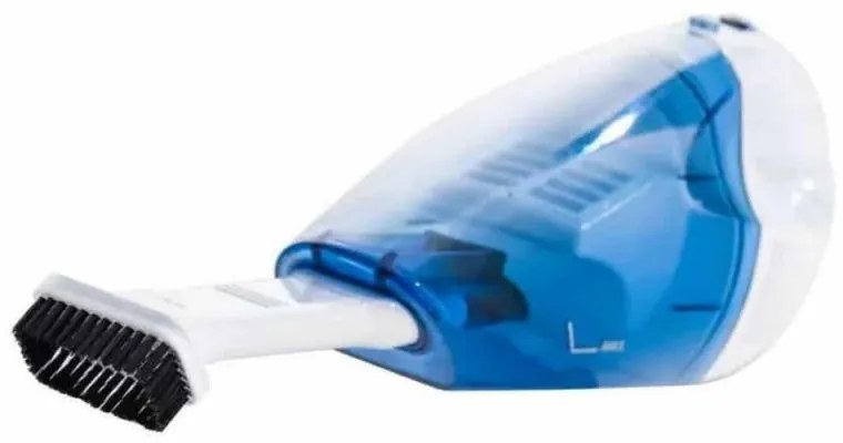 Aspirator de mana pentru uscat si umed Techwood TAS-49, 4.8V, 500 ml, Accesorii, Albastru/Alb
