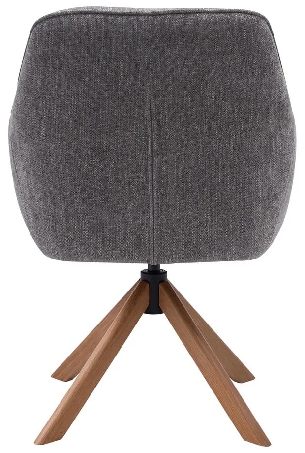 Set de scaune de sufragerie gri 2 buc. tapițat Avola – Unique Furniture