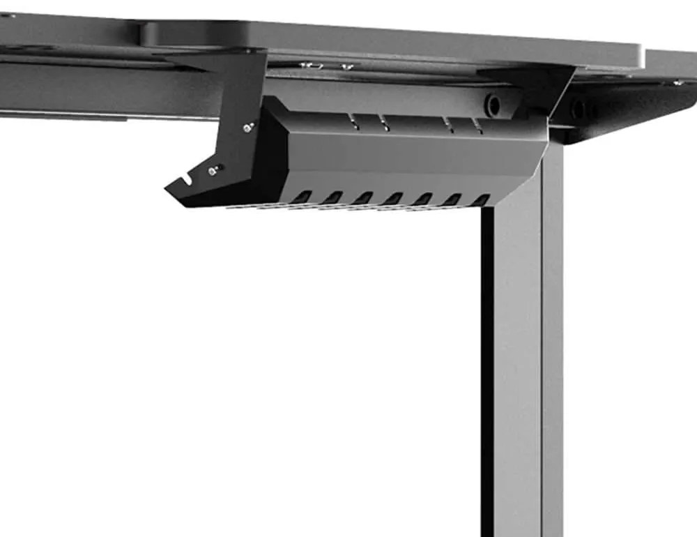Birou Gaming Adore CARBON SERIES X9, 140 x 66 x 75 cm, suprafata carbon, mousepad, USB gamepad holder, suport pentru casti si pahar, cutie cabluri