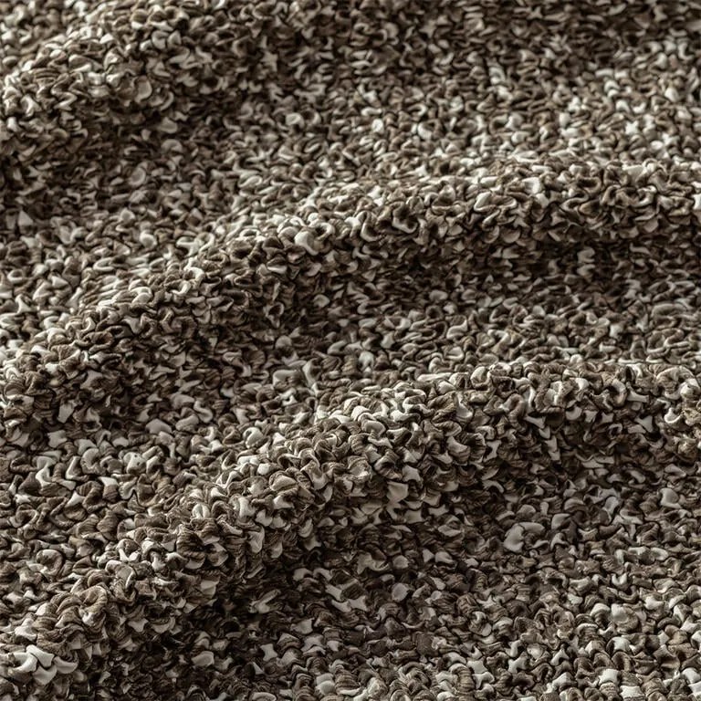Huse bielastice GLORIA maro fotoliu dublu (l. 120 - 160 cm)