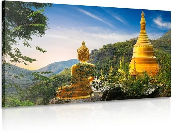 Tablou priveliște spre Budha auriu