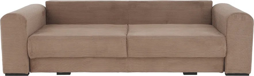 Canapea foarte spaţioasă, maro deschis, bej, crem, GILEN BIG SOFA
