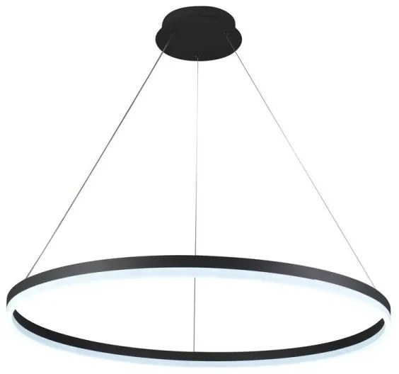 Lustră LED dimabilă pe cablu LED/55W/230V 3000-6500K + telecomandă