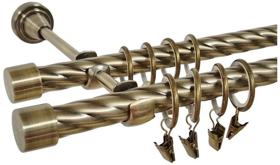 Galerie DOP dubla twist - 19/19 - aur antic (Alege marime: 300 cm)
