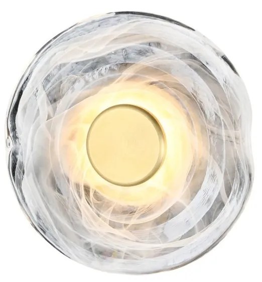 Aplica LED design modern decorativ NESTOR TOP 20 brass