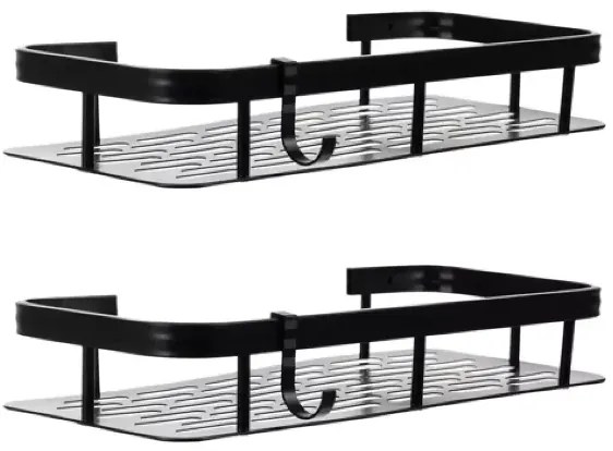 Set de 2 organizatoare suspendate ONYX negre