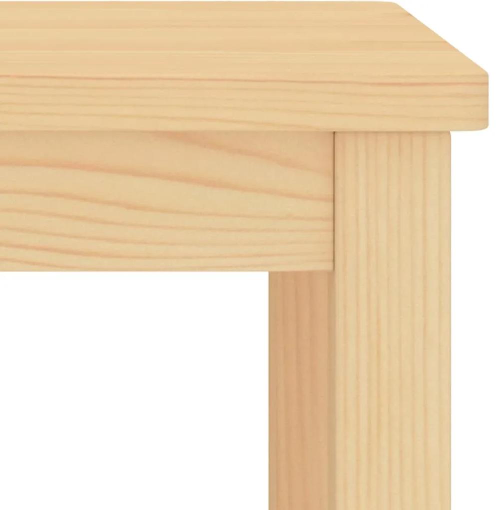 Noptiera, lemn deschis, 35 x 30 x 47 cm, lemn masiv de pin 1, Lemn deschis