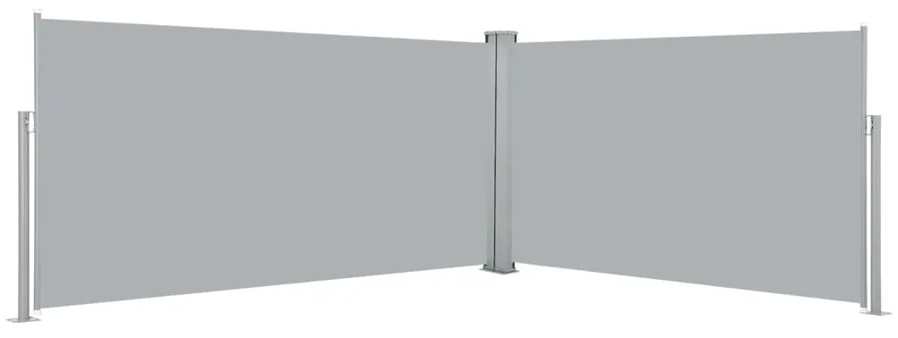 vidaXL Copertină laterală retractabilă, 160 x 600 cm, gri