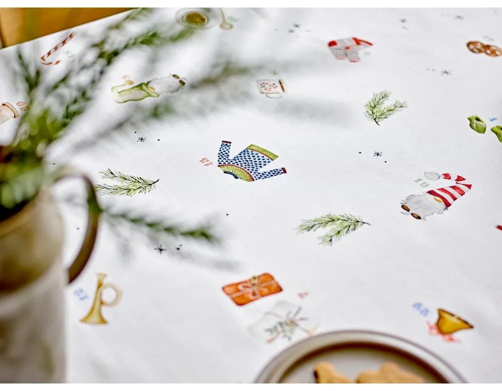 Față de masă din bumbac 140x350 cm cu model de Crăciun Christmas Days – Södahl