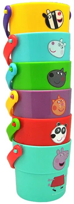 Purcelușa Peppa Set de jucării pentru baie cu 6 piese