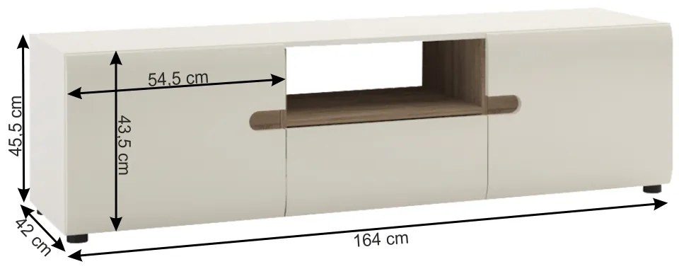 Masă TV Lysander Typ 50 LTK-01/2D-1S. 752227