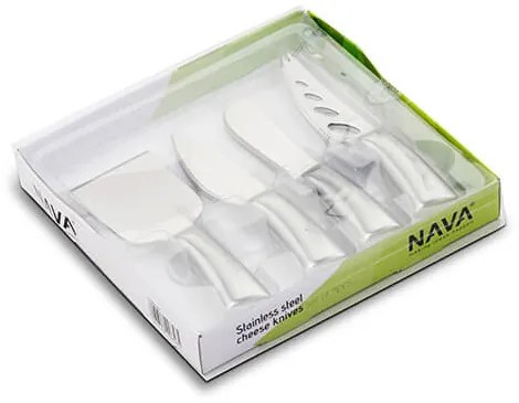 Set cutite (4 piese) branzeturi din otel inoxidabil Misty NAVA NV 058 220