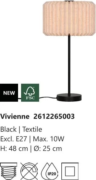 Veioza, Lampa de masa Vivienne